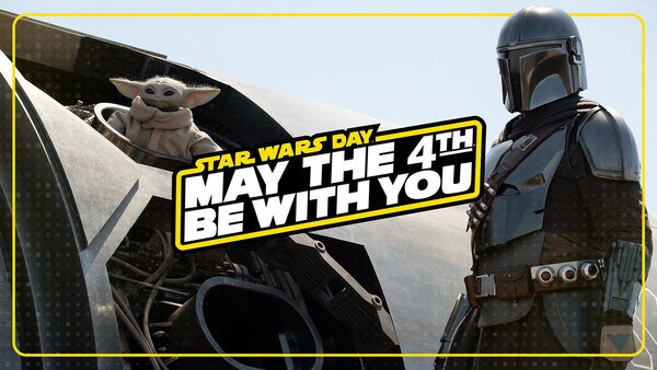 May the Fourth com Mandoloriano e Grogu