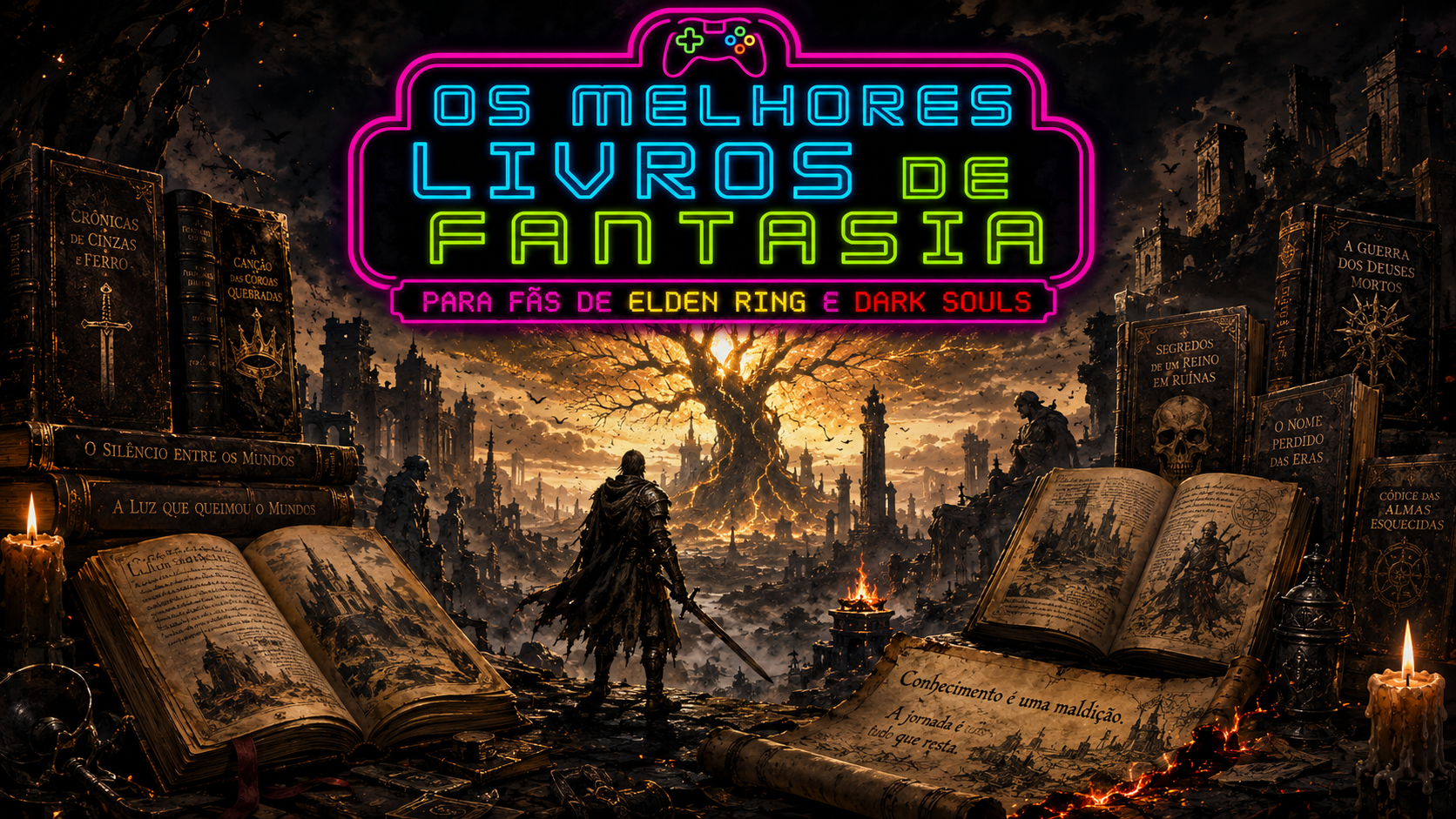 melhores livros para fãs de elden ring e dark souls