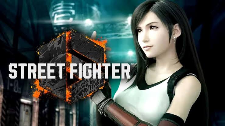 capa com noavapersonagem de street fighter Tifa de FFVII