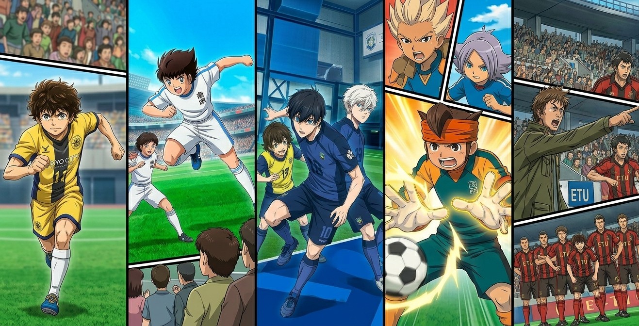 Os Melhores Animes de Futebol: Do Clássico Nostálgico ao Fenômeno Blue Lock
